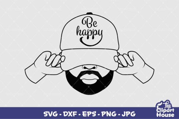 Be Happy Man Cap: Versatile Design for All Makers
