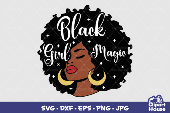 Black Girl Magic Afro: A Creative Design for Cricut & Silhouette