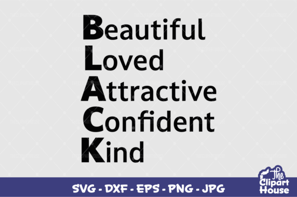 Black Names: Bold Typography for Cricut & Silhouette Projects