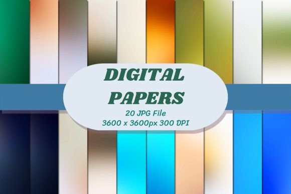 Gradient 36 Background Digital Papers: The Versatile Asset for Modern Creative Workflows