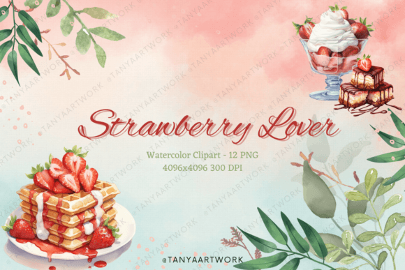 Strawberry Lover SET 02: A Fresh Boost for Your Creative Projects