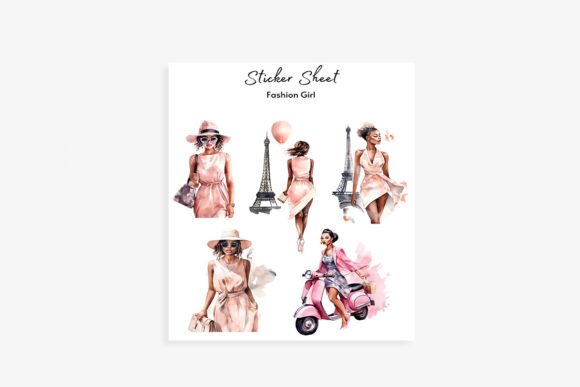 Transform Your Planning with the Ultimate Fashion Girl Planner Sticker Sheet