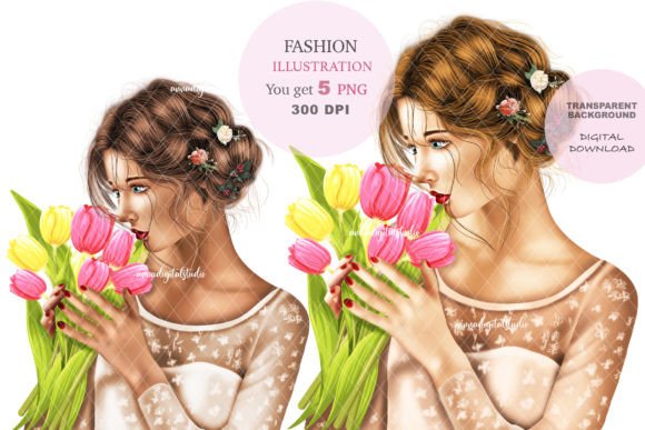 Unlocking Creative Potential with Fashion Girl Clipart Digital PNG Assets