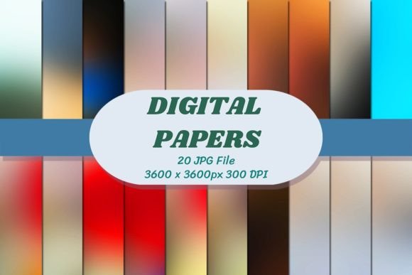 Unlocking Creative Potential with Gradient 42 Background Digital Papers